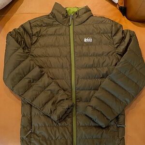 REI Forest Green Quilted Jacket